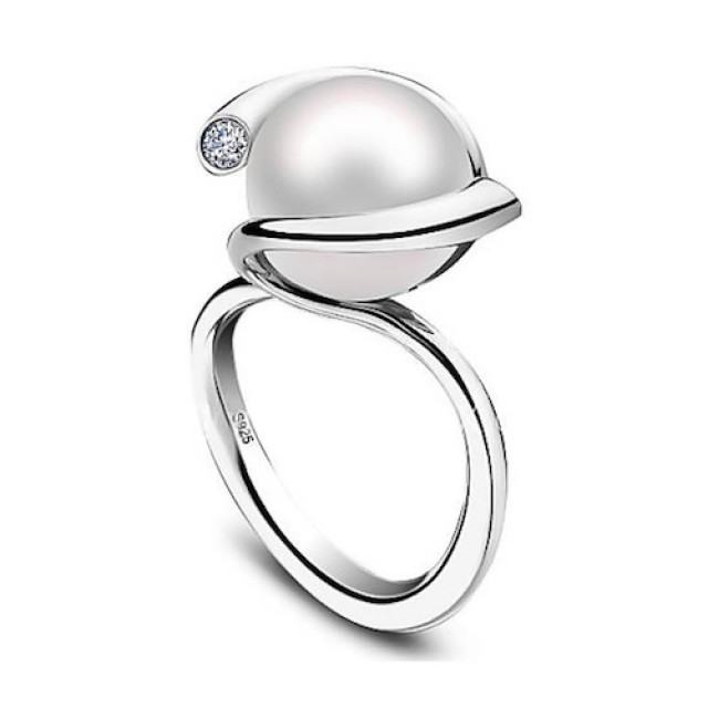 Real pearl ring